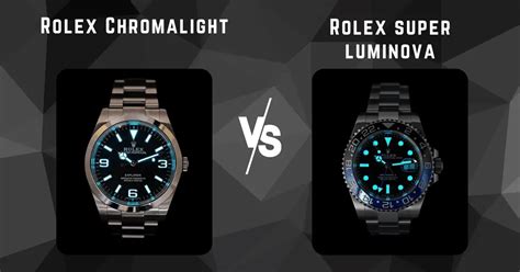 superluminova rolex|Rolex chroma light vs lumen.